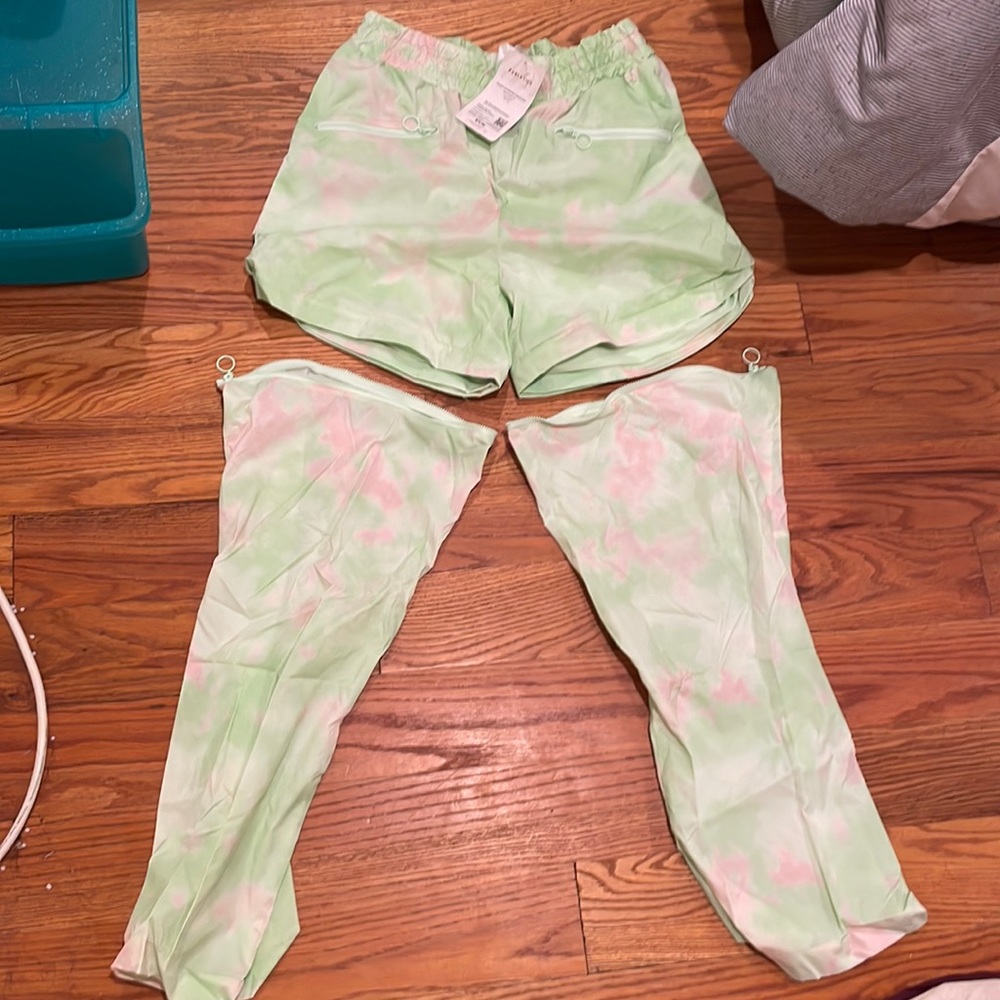 Fabletics Kalani Convertible Track Pants Large NWT